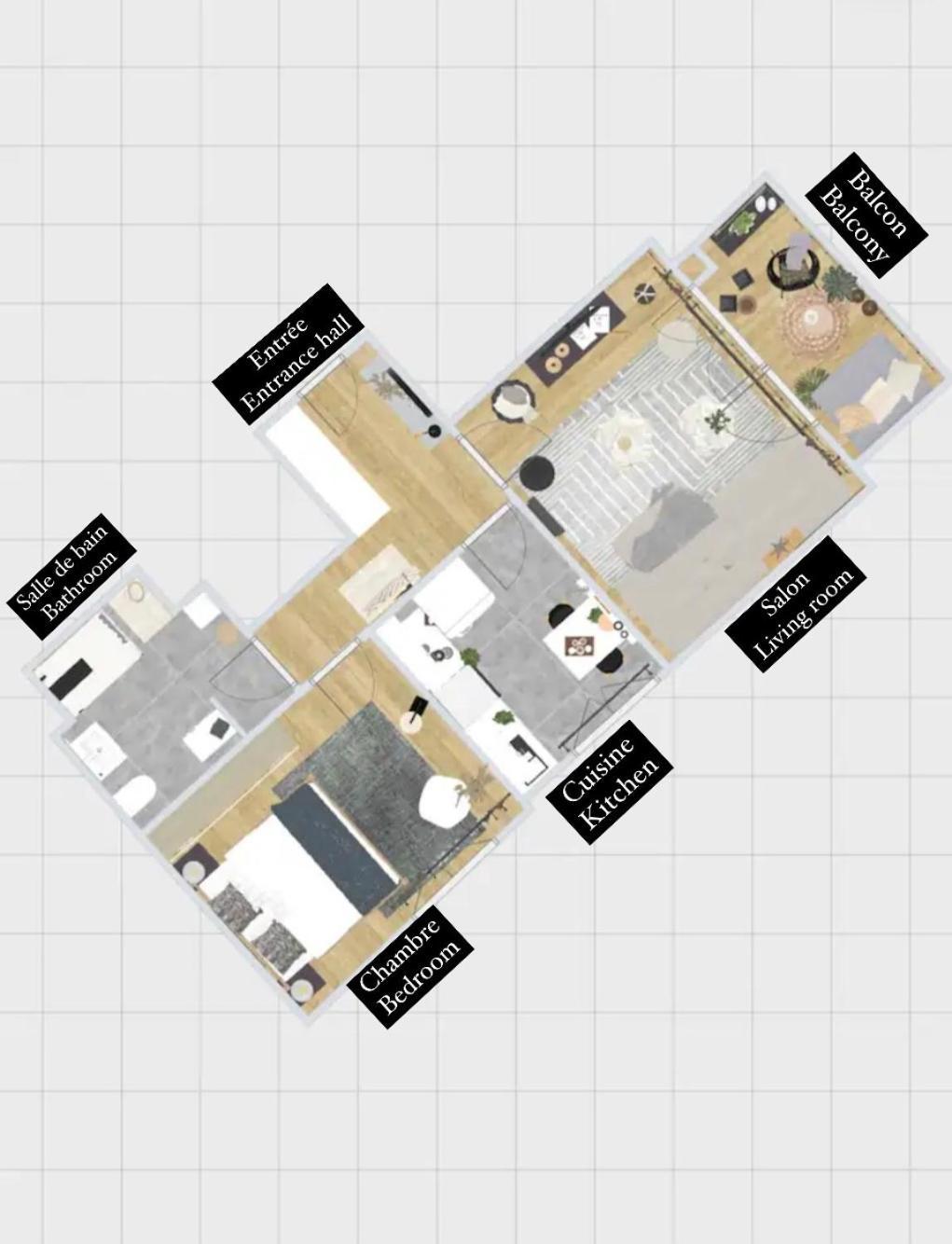 Le Cocon Blanc Metz - T2 - Parking Prive - Balcon - Nouvelle Ville, Gare Exteriör bild